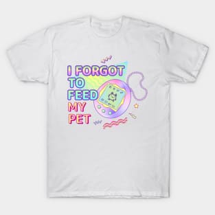 Y2K Retro Tamagotchi Pet Graphic T-Shirt